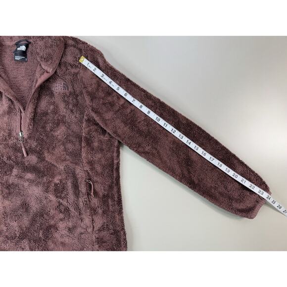 The North Face Women’s Campshire Pullover Size M Chocolate Brown 1/2 Zip Teddy - Picture 7 of 16